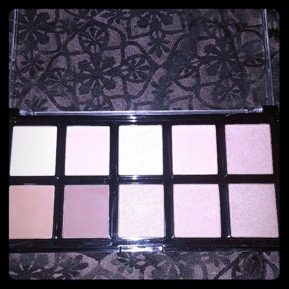 Highlight,Blush,Bronzer,Light and dark contour